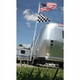 thumbnail image 3 of Camco 20-Foot RV Portable Telescoping Aluminum Flagpole with Tire-Anchored Flag Holder and US Flag (51600), 3 of 4