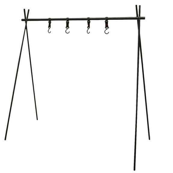 GOOHOCHY Multi-Functional Outdoor Camping Tripod Hanging Rack Aluminum Alloy 1Pcs