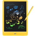 thumbnail image 1 of Juguetes de regalo para niñas para niñas de 3 5 7 6 4 años, tableta de escritura LCD de 10 pulgadas, tablero de dibujo, tablero de dibujo colorido para niños, juguetes preescolares para niñas de 3 a 7 años (amarillo) Sailing Electrónica, 1 of 6