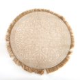 thumbnail image 2 of Tapis de Table en Lin Dentelle Set de Table Tissé en Jute Naturel Rond 38cm, 2 of 4