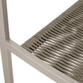 thumbnail image 4 of Jean Outdoor Modern Aluminum Dining Chair with Rope Seat (Set of 2), 4 of 12