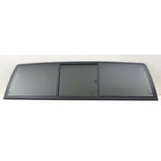 Manual Back Slider Window Glass Compatible with Dodge Ram Pickup 1500 2009-2018 & 1500Classic 2019-2024 & 2500 3500 2010-2025 & 3500Cab/Chs 4500 5500 2011-2025 Models