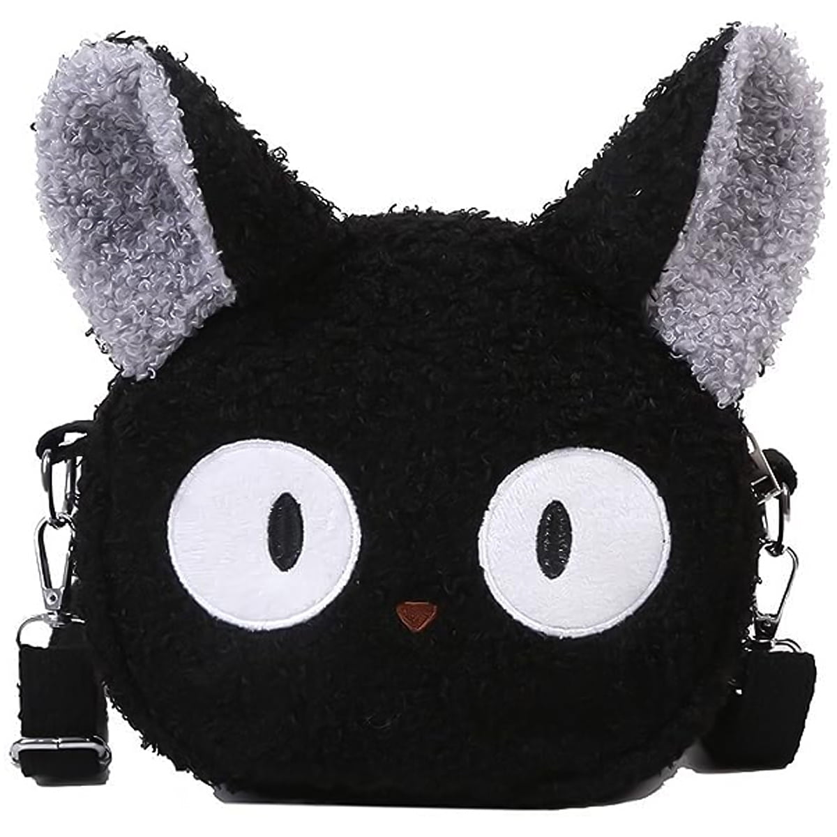 Sac Bandoulière Mignon En Forme De Chat Pour Filles - Peluche Dessin Animé Réglable Enfants