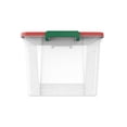 thumbnail image 3 of (8 pack) Mainstays 68qt Holiday Clear Storage, 3 of 5