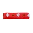 thumbnail image 2 of FFENYAN Gift 10m Long Deer Snowflake Ribbon Home Printing Christmas Tree Decoration Ribbon C, 2 of 2