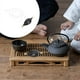 thumbnail image 2 of Bandeja de té Drenaje Manguera de té Gongfu Suministros para ceremonias del té Artículos para té Tubo de drenaje para ceremonias del té Plato de té Bolas absorbentes de agua, 2 of 7