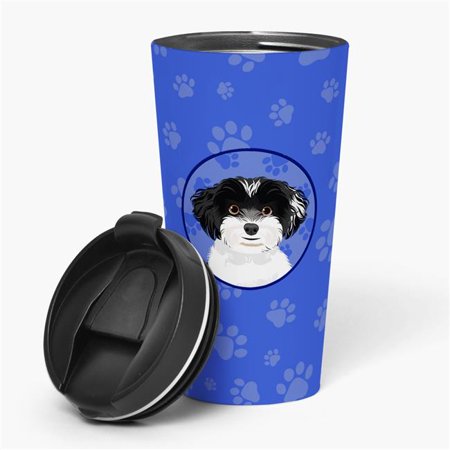 

Carolines Treasures WDK1202TBL215 7.25 x 3.5 in. Unisex Shih-Tzu Black & White No.4 Stainless Steel 16 oz Tumbler Blue