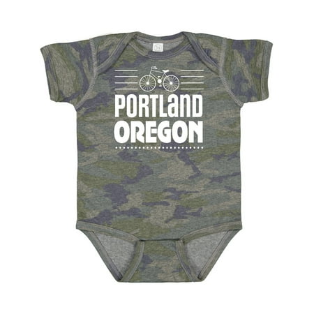 

Inktastic Portland Oregon Biking Gift Baby Boy or Baby Girl Bodysuit