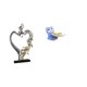 thumbnail image 1 of Estatua de pareja,Figura de pareja besándose,regalo de boda moderno,Estatua de pareja besándose en el aniversario de San Valentín,Figura de oso,Bandeja para gatos Bandeja para dulces para, 1 of 8