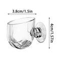 thumbnail image 2 of Flower Pots Transparent Acrylic Aquatic Pot Aquarium Planter Holder With Suction Cups Stylish Decoration for Fish Tank Oval Design, 2 of 6