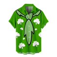 thumbnail image 3 of Camisa del Día de San Patricio para hombres, camisas hawaianas con botones y estampado completo en 3D, camisetas de playa informales de verano de manga corta, camisas y blusas, 3 of 5