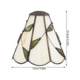 thumbnail image 5 of Lamp Shade Replacement Desk Lamp Cover Table Lamp Shade Decorative Glass Lampshade, 5 of 5
