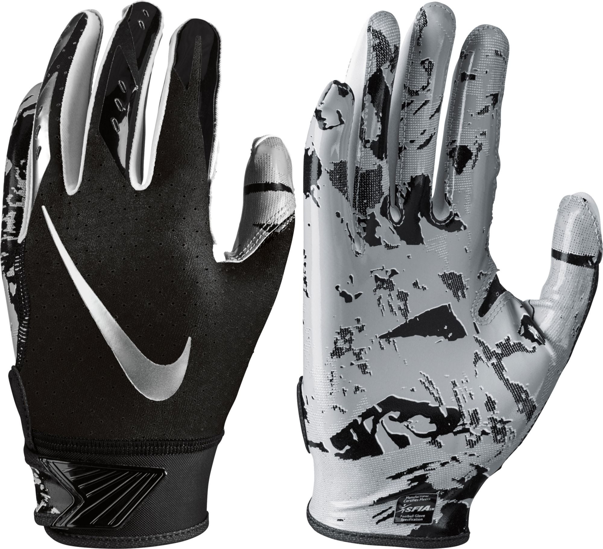 Nike Youth Vapor Jet 5.0 Receiver Gloves 2018 Black Chrome S Walmart