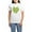 With Blue Strpe Pant, variant on CafePress - Ginkgo Leaf Heart Women's Light Pajamas - Women's Short Sleeve Print T-Shirt and Pants Light Cotton Pajama Set
