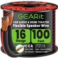 thumbnail image 1 of Cable de altavoz GearIt, calibre 16, 30,48 m, con marcadores de pie y polaridad, 1 of 8