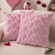 thumbnail image 2 of Funda de cojín de peluche con forma de corazón, decorativa, para el hogar, sala de estar, sofá y dormitorio., 2 of 7