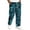 Royal Blue, variant on UDAUDU Mens Cargo Pants Athletic Hiking Drawstring Elastic Waist Trousers Outdoor Fall Lightweight Sweatpants with Pockets Beige S
