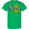 thumbnail image 3 of Inktastic Happy Mardi Gras Cute Alligator with Beads T-Shirt, 3 of 5