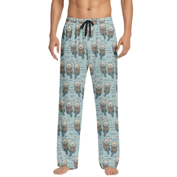 Fiaer Women Pajamas Pants Oversized Funny Graphic Sleepwear Trousers High Waisted Wide Leg Comfort Trendy Lace up Slacks with Pocket Mint Green XL