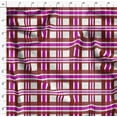 thumbnail image 4 of Soimoi Pink Poly Georgette Fabric Gingham Check Print Sewing Fabric Yard 52 Inch Wide, 4 of 5