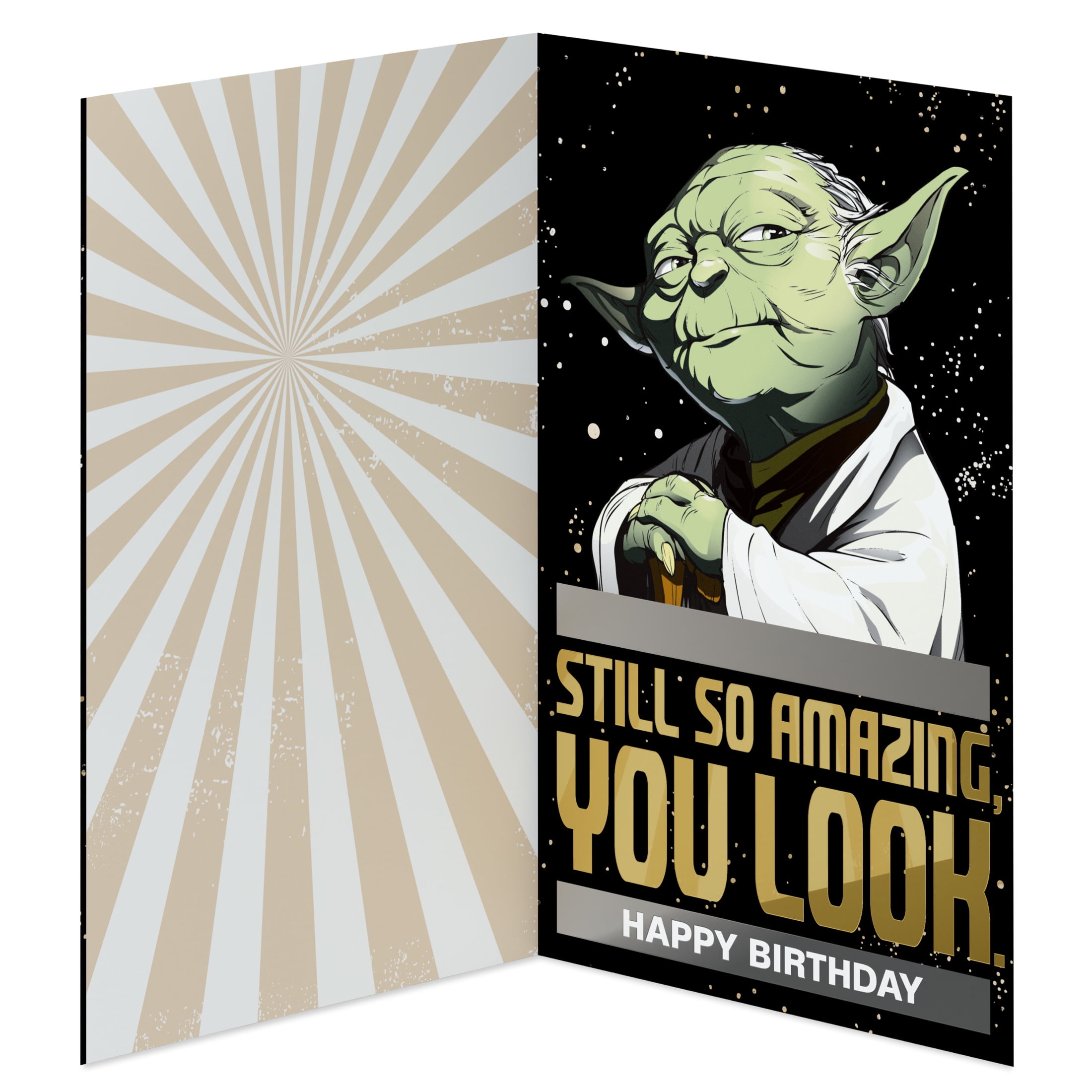 American Greetings Star Wars Yoda Birthday Card (Another Year Older)