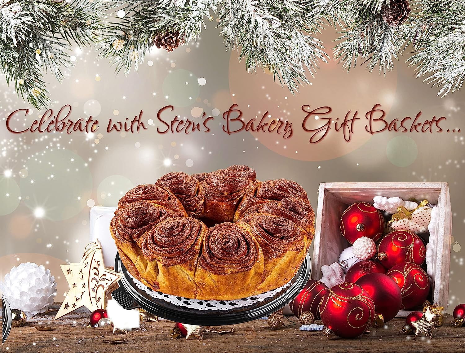 Cinnamon Babka Cake | Fresh & Delicious Coffee Cake | Traditional Babka Bread | Holiday Gourmet Cookie Gift | Christmas Valentine Thanksgiving | Gift Idea for Men Women and Family (Cinnamon Babka)