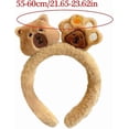 thumbnail image 2 of Capybaras Anime Hair Claw Headpiece for Party, Stage, Birthday, Face Wash, Hair Bands, Stage Headwear, Photo Props Hair Clasps, 2 of 5