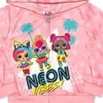 thumbnail image 2 of L.O.L. Surprise! Neon Q.T, V.R.Q.T and Splatters Girls Single Character Hoodie, 4-6X, 2 of 2