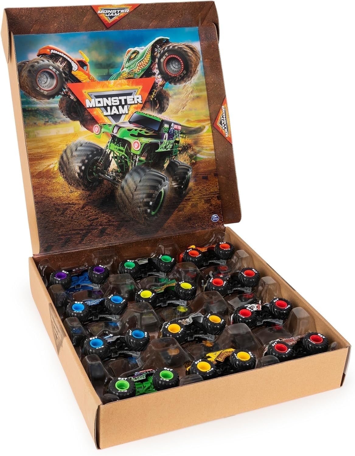 Monster Jam, Monster Truck Collection, 9 Trucks, Exclusive 1:64