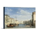 thumbnail image 1 of The Grand Canal - Masterpiece Classic - Artist: Richard Parkes Bonington c. 1826 (18x12 Gallery Wrapped Stretched Canvas), 1 of 1