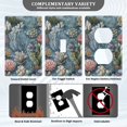 thumbnail image 3 of Yayeee Blank Wall Plate Cover 1-Gang 4.5"x2.7" Home Unused Decorative Outlet, Sea Plants Pattern, 3 of 7