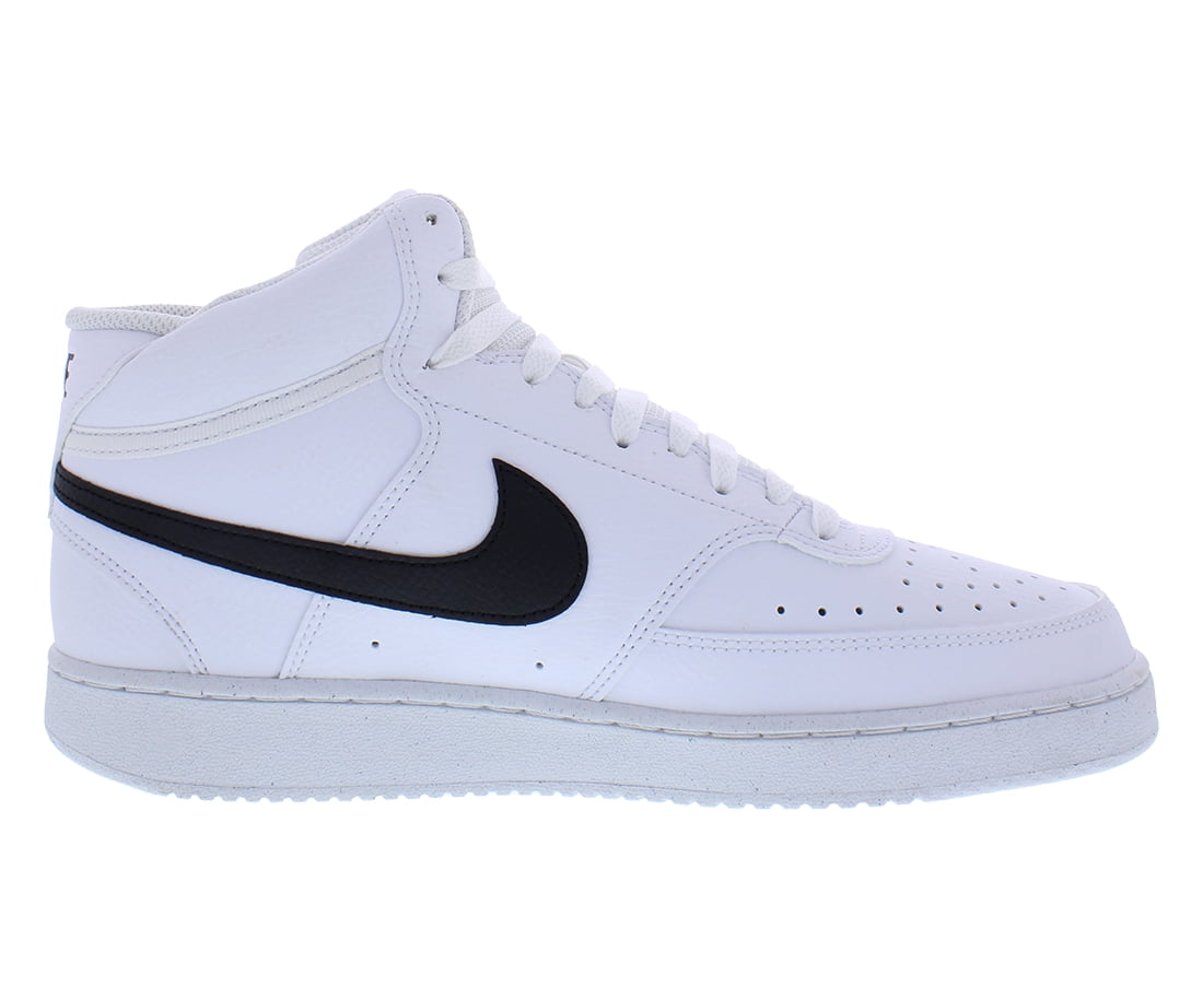 Nike Court Vision Mid Next Nature Mens Shoes Size 9, Color: White/Black