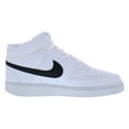thumbnail image 2 of Nike Court Vision Next Nature Men's Mid-Top Shoes Color: White Black White Size: 14, 2 of 4