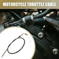 thumbnail image 2 of Unique Bargains Black Rubber Coated Motorcycle Throttle Cable Wire Oil Line for  CG125, 2 of 3