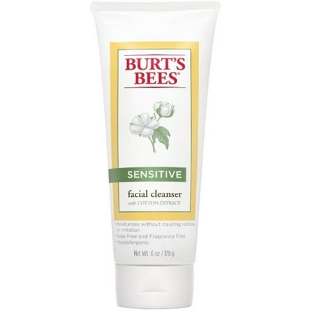 Burt's Bees Sensitve Facial Cleanser 6 oz (Pack of 3)