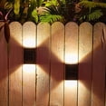 thumbnail image 3 of Fnyoxu Solar Wall Light Up and Down Glow Wall Light Outdoor Garden Lamp Waterproof(3.9*3*1.2inch), 3 of 9