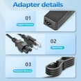 thumbnail image 3 of 65W 19V Monitor Power Cord for Asus Monitor 27'' 24'' 23'' 22''  VP278  VG245 VG248 VC239 VG27AQ VG245H VG279Q MX279 LCD Power Supply Cord, 3 of 7