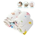 thumbnail image 3 of Muslin Burp Cloths Baby Burp Clothes for Boy Girls 100% Cotton Large 20''X10'' 6 Layers Thicken Super Soft Absorbent(5 Pack), 3 of 8