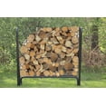 Rusty Metal Log Rack Ashman Heavy Duty Steel Log Rack – Rust-Resistant Firewood Storage for ...