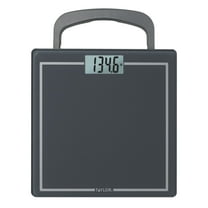 Taylor 12 x 12 inch Digital Glass Body Weight Scale with Handle, Gray