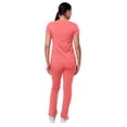 thumbnail image 2 of Adar Pro Core Classic Scrub Set For Women - Tailored V-Neck Scrub Top & Tailored Yoga Scrub Pants, 2 of 7