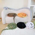 thumbnail image 4 of Juguete de peluche de serpiente de pitón realista para niños, almohada de peluche de serpiente de peluche realista, Boa Cobra gigante, regalo de cumpleaños para niños, decoración del hogar, 4 of 4