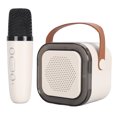 thumbnail image 1 of Portable Karaoke Machine for Kids Adults, Mini BT Powerful Sound Karaoke Speaker with Microphone, Small Speaker with LED Lights for Family, Home, Party, 1 of 7