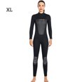 thumbnail image 2 of Soidarity Trajes de buceo traje de neopreno térmico de una pieza de manga larga cálido traje de baño de Surf impermeable ropa de surf profesional Deportes acuáticos Mujer Negro SG Soidarity OD020685-11, 2 of 6