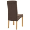 thumbnail image 3 of vidaXL Dining Chairs Accent Upholstered Side Chair with Wood Frame Fabric, 3 of 155