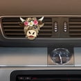 thumbnail image 3 of Fiudx Difusor de Coche con Forma de Vaca, Diseño de Carreta de Toros, Ambientador de Madera, Fácil Instalación con Clip En La Ventilación, Aromaterapia para Coche, Uso Doméstico, Regalo Perfecto para, 3 of 3