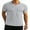 05-Gray, variant on GIRUNS Men's Muscle V Neck Polo Shirts Slim Fit Ribbed Knit Short Sleeve Shirts Golf Shirts Casual Stylish Tee