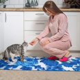 thumbnail image 3 of Pioneer Flower Floral Print Pattern Kitchen Rugs Sets Of 2,Anti Fatigue Kitchen Mat Rugs Non Slip Washable,Decorative Kitchen Floor Mats for Kitchen,Sink,Laundry,17"x30"+17"x47", 3 of 7
