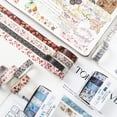 thumbnail image 5 of YUBX Flowers Washi Tape Pack 60 Rolls Winter Snow Decorative Tapes, 5 of 10
