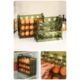 thumbnail image 4 of Large Capacity Egg Storage Refrigerator Carton Food Preservation Box Kitchen Transparent Storage Box for Carton Dumpling Box Egg Tray, 4 of 5